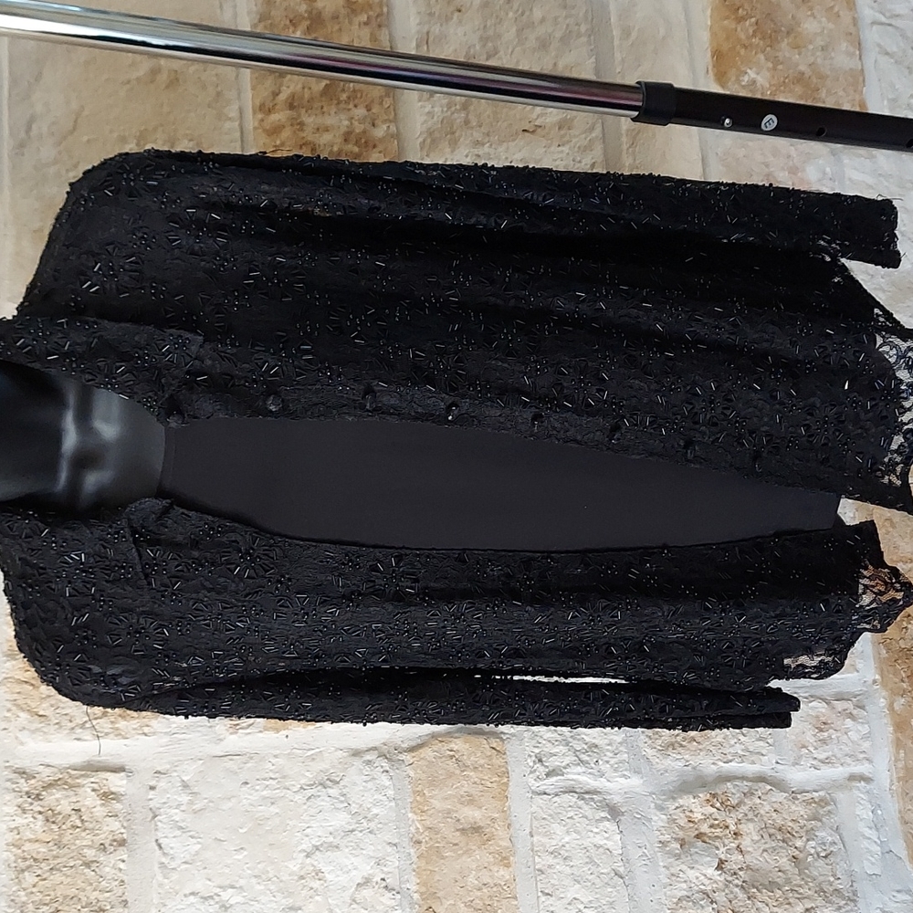 Chico beaded evening shirt set